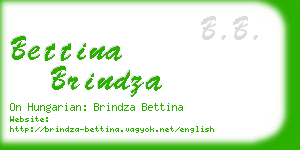 bettina brindza business card